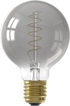 CALEX - LED Lamp - Globe - Filament G80 - E27 Fitting - Dimbaar - 4W - Warm Wit 2100K - Grijs