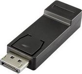 Renkforce RF-4212225 DisplayPort / HDMI Adapter [1x DisplayPort stekker - 1x HDMI-bus] Zwart