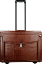 Dermata Business Leather Pilottrolley cognac