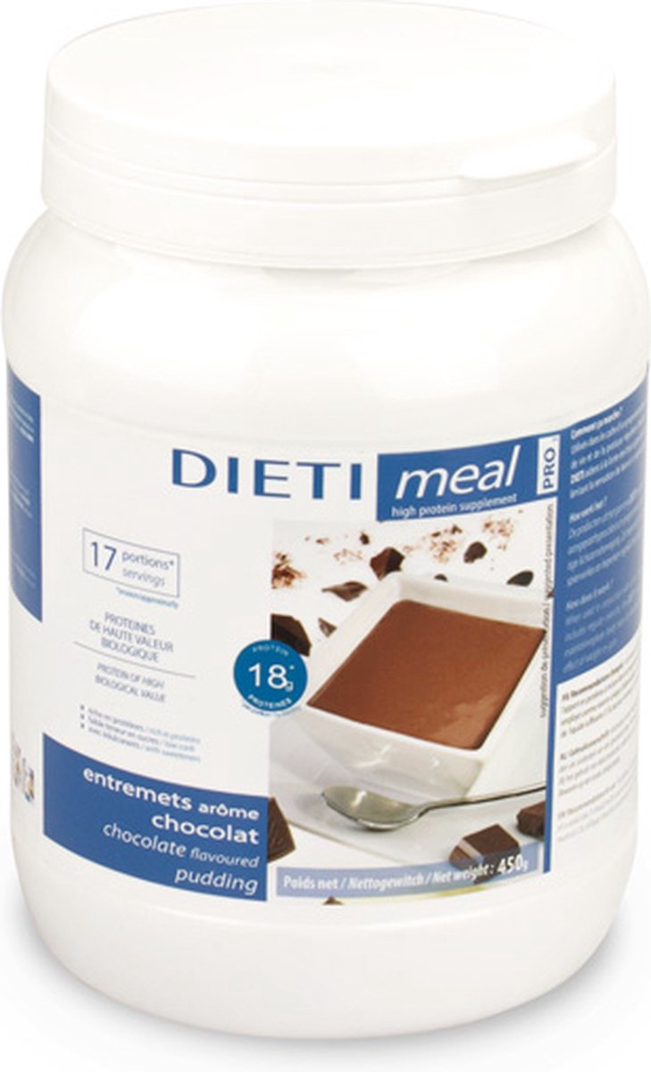 Goedkoopste Dieti Chocolade dessert - 450 gram - Maaltijdvervanger