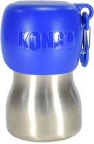 Kong h2o drinkfles rvs blauw - 280 ml - 1 stuks