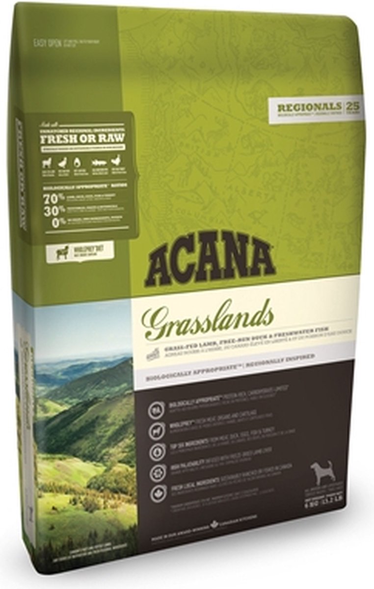 Acana regionals grasslands dog - 2 kg - 1 stuks