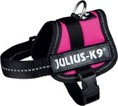 Julius k9 power-harnas / tuig voor labels fuchsia - baby 1/30-40 cm - 1 stuks
