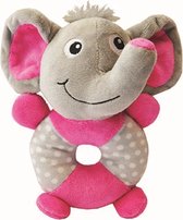 Little rascals pluche speelring olifant - 20x17x8 cm - 1 stuks