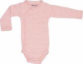 Lodger Rompertje Baby - Romper Solid - Lichtroze - Lange mouw - 68