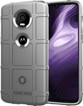 Volledige dekking schokbestendige TPU-hoes voor Motorola Moto Z4 Play (grijs)