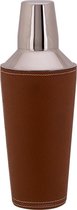 Cosy & Trendy Lahore - Shaker - Bruin - D9x24.5cm - Inox-Leder en Yourkitchen E-kookboek