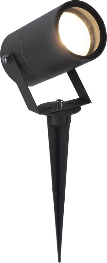 HOFTRONIC™ Spikey LED Prikspot 5 Watt 4000K Zwart IP65 waterdicht - Tuin spots, spots bodem buiten