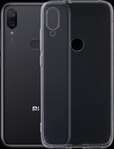 Let op type!! 0.75 mm ultradunne transparante TPU zachte beschermhoes voor Xiaomi mi spelen