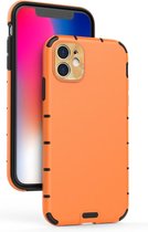 Voor iPhone 11 Pro Max schokbestendige graan PC + TPU Case (oranje)