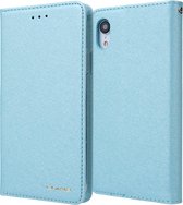 Voor iPhone XR CMai2 Zijde Textuur Horizontaal Flip Leren Case met Houder & Kaartsleuven & Fotolijst & Portemonnee (Mintgroen)