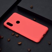 Voor Xiaomi Redmi Note 6 Candy Color TPU Case (rood)