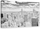 Schilderij New York in zwart-wit, 2 maten, Premium print