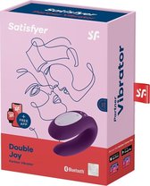 Double Joy Partner Vibrator - Violet - G-Spot Vibrators - Clitoral Stimulators - Couples Toys