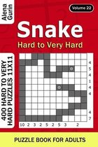 Snake puzzle book for Adults