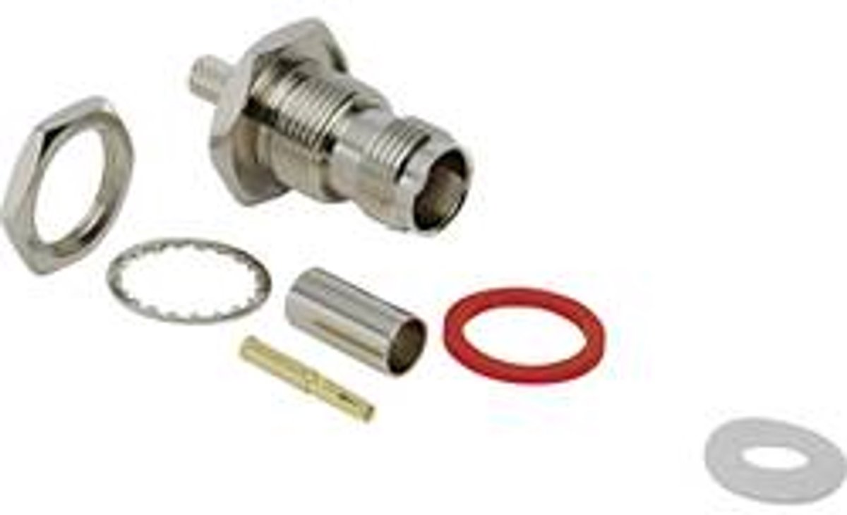 BKL Electronic 0405044/D 0405044/D TNC-connector Bus, inbouw verticaal 50 Ω 1 stuk(s)