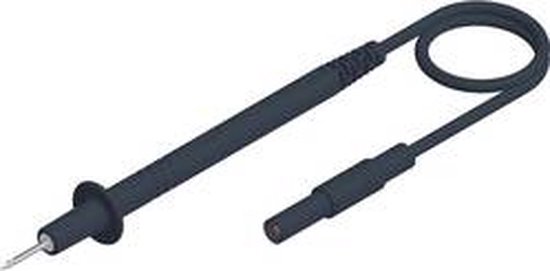 Cordon de mesure SKS Hirschmann PL 2700 S s [Pointe test - fiche 4 mm] 1.00 m Zwart 1 pc(s)