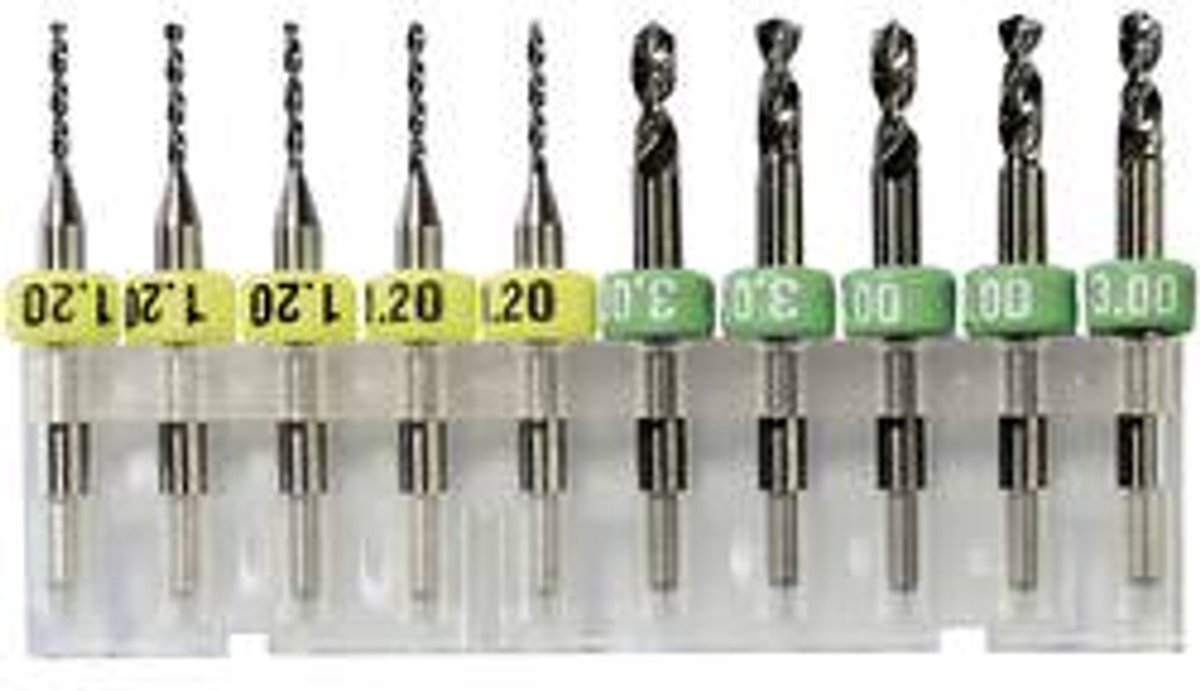 Bungard 81012 Printplaatboorset Inhoud: 10 stuk(s)