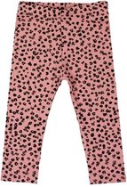 R Rebels | Katoenen baby legging | Roze Panterprint | Maat 86