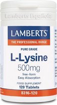 Lamberts L-Lysine 500 mg - 120 tabletten - Aminozuren - Voedingssupplement