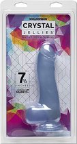 7.5 Inch Master Cock with Balls - Clear - Realistic Dildos