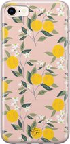 iPhone 8/7 hoesje - Citroenen - Soft Case Telefoonhoesje - Natuur - Geel