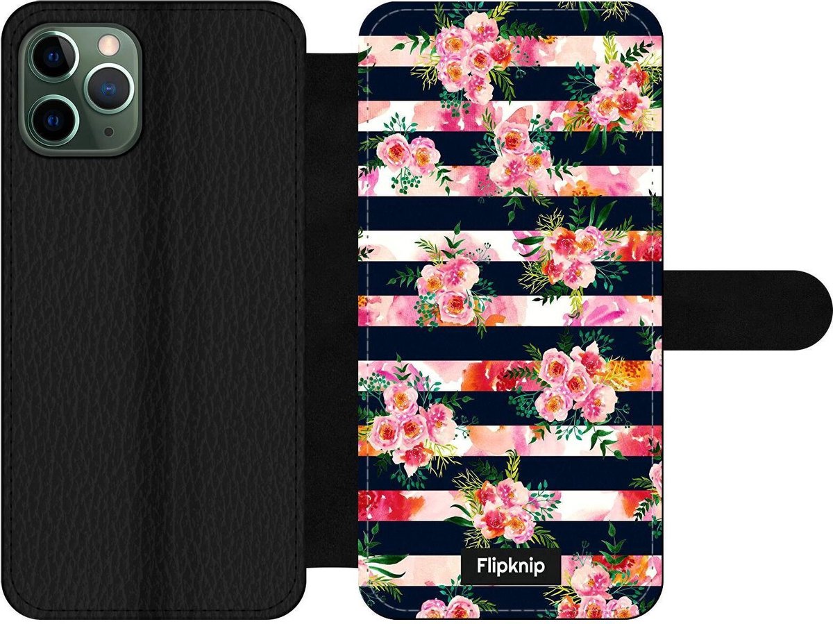 Wallet case - geschikt voor iPhone 11 Pro - Floral N°8