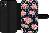 Wallet case - geschikt voor iPhone 11 - Floral N°6