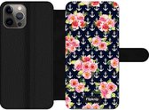 Wallet case - geschikt voor iPhone 12 Pro Max - Floral N°6