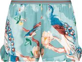 Hunkemöller Dames Nachtmode Pyjama shorts  - Blauw - maat M