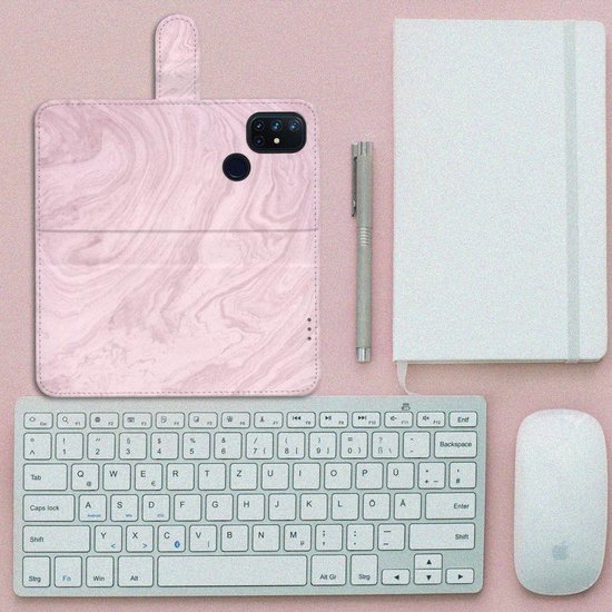 Coque OnePlus Nord N10 Coque pour Rose Marble
