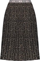 Nobell' Meisjes rokken Nobell' NoelB maxi pleated skirt with brand jet black 170/176