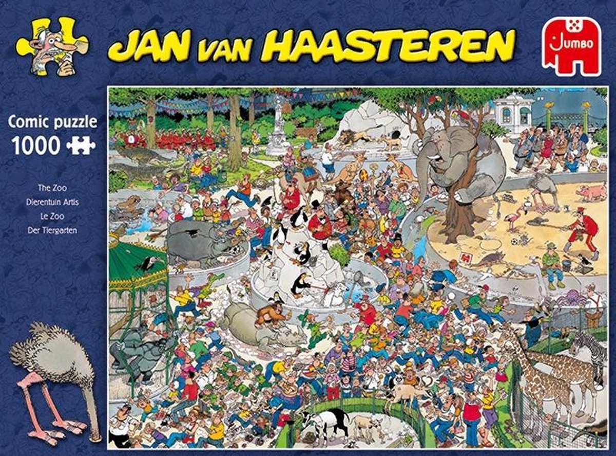 Jan van Haasteren Dierentuin puzzel - 1000 stukjes | bol.com