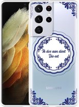 Hoesje Geschikt voor Samsung Galaxy S21 Ultra Die-eet
