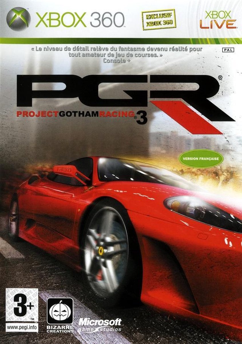 PGR 3 Project Gotham Racing (Xbox 360 used game)