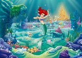 Disney poster Ariel - De kleine zeemeermin groen, blauw en rood - 600648 - 160 x 110 cm