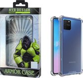 Anti Shock Back Cover TPU+PC Samsung S10 Lite 2020 - Telefoonhoesje - Transparant