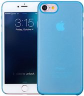 iPhone 7 / iPhone 8 Ultra Dun Hoesje Case Cover Blauw 0.3mm