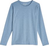 Coolibar - UV Shirt voor dames - Longsleeve - Morada - Lichtblauw - maat XXL
