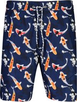 Snapper Rock - UV Boardshorts voor heren - Don't be Koy - Navyblauw - maat M