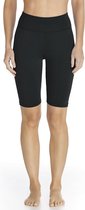 Coolibar UV zwem/sport legging kort Dames - Zwart - Maat 38