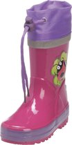 Playshoes Regenlaarzen Kinderen Lieveheersbeestje - Roze - Maat 32/33