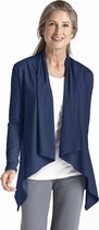 Coolibar - UV Sun Wrap Vest voor dames - Marietas - Navy - maat XS