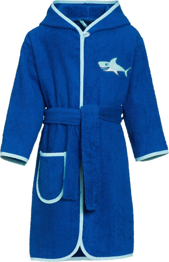 Peignoir Playshoes Enfants Requins - Bleu - Taille 74/80