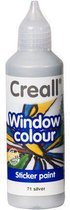 Creall Glass - verre autocollant peinture argent 1 bouteille - 80 mililitre 20571