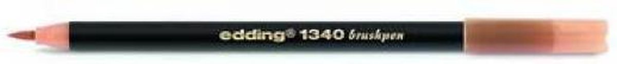 Edding Brushpen 1340 Waterbasis 16,5 Cm Lichtoranje — afbeelding 2