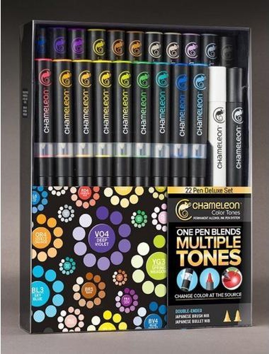bol.com | Chameleon 22 pen Deluxe set