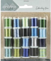 Card Deco Essentials - Embroidery yarn mix 02