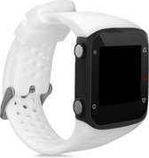 kwmobile bandje compatibel met Polar M400 / M430 - Armband voor fitnesstracker in mat wit - Horlogeband