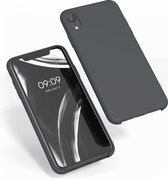 kwmobile telefoonhoesje voor Apple iPhone XR - Hoesje met siliconen coating - Smartphone case in olijfgroen